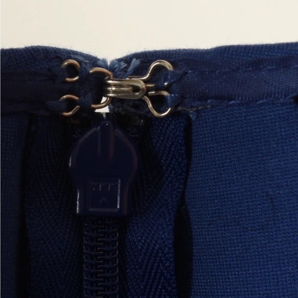 J. Crew Dress Women’s 4 Blue Sheath Cap Short Sleeve Stretch - Picture 5 of 9